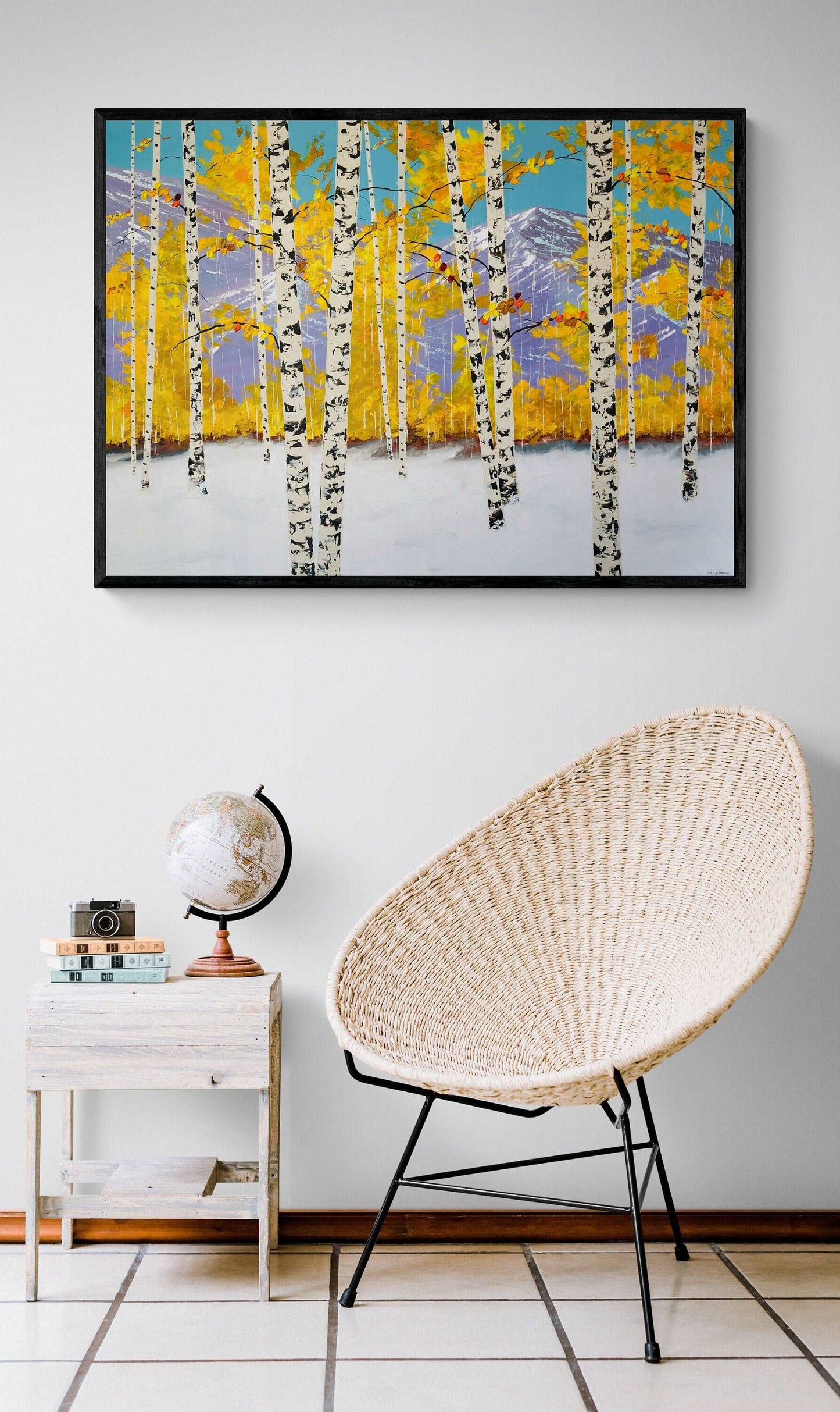 Colorado Landscape Commission with Aspen Trees