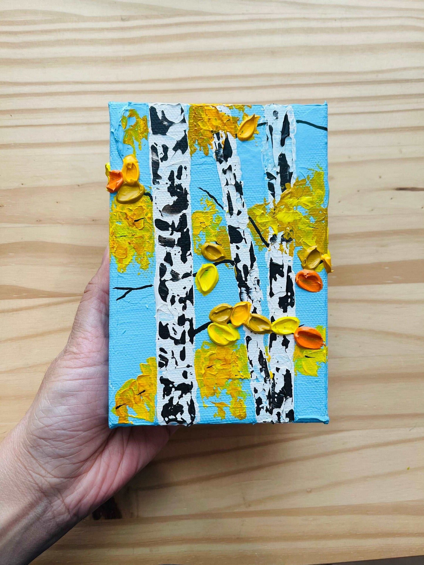 Small Aspen Tree Art