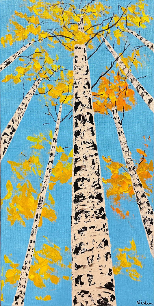 Landscape Painting - Looking Up