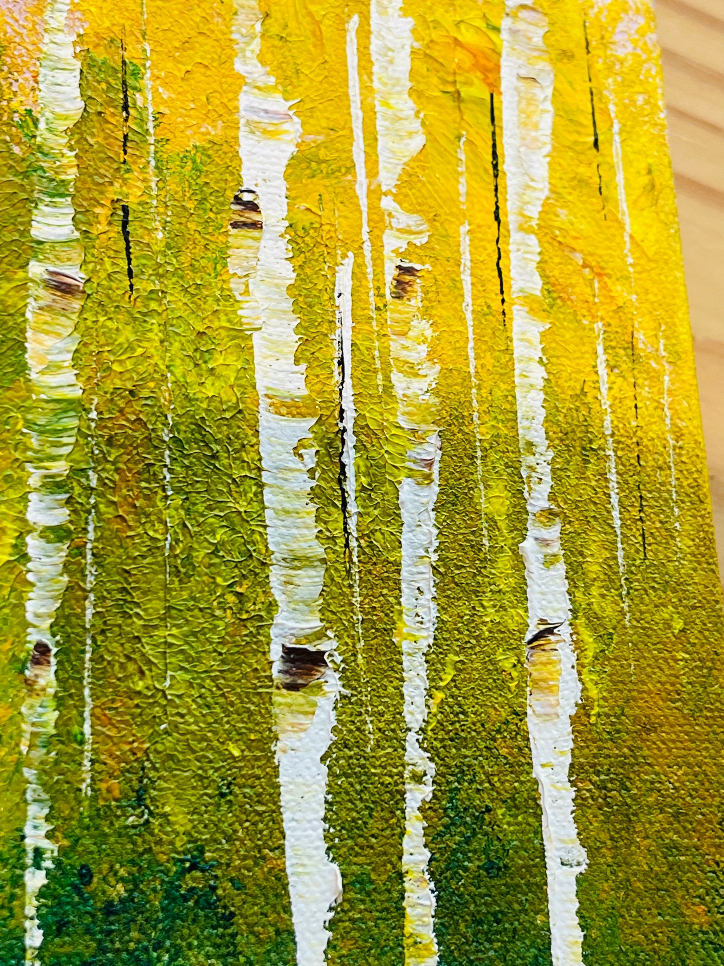 Abstract Fall Aspens