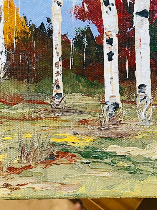 Aspen - reds and greens