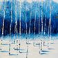 Blue Winters- Abstract Colorado Winter Landscape with Aspen Trees