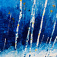 Blue Winters- Abstract Colorado Winter Landscape with Aspen Trees