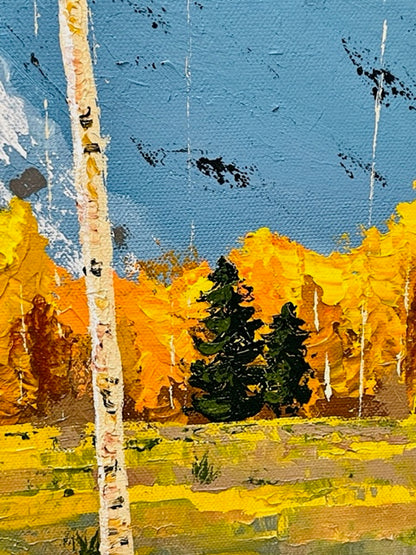 Landscape Painting with Mountains