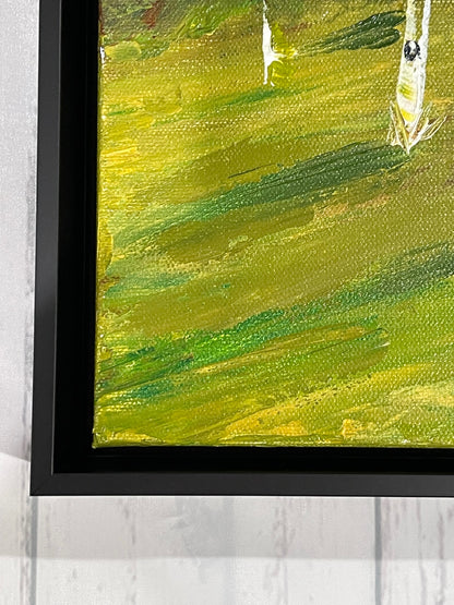 Summer Greens Aspen Tree Paintings