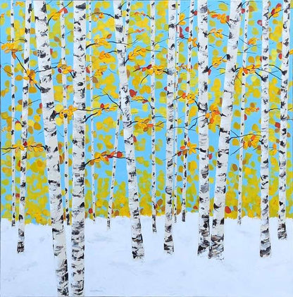 Colorado Landscape Commission with Aspen Trees