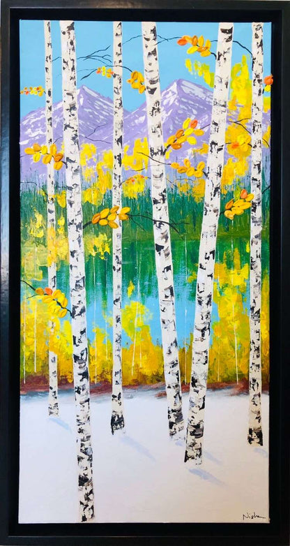 Colorado Landscape Commission with Aspen Trees