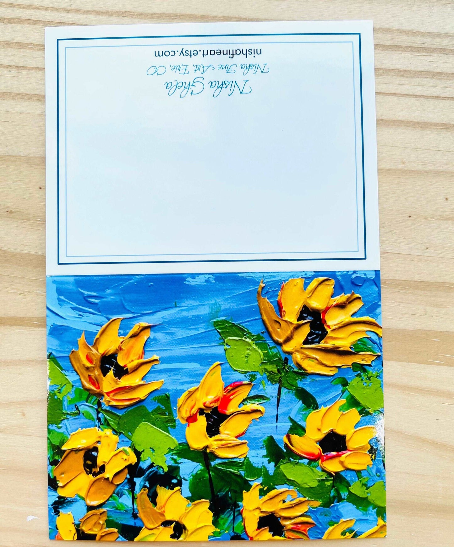 Sunflower Art Notecards