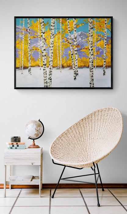 Colorado Landscape Commission with Aspen Trees