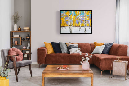 Colorado Landscape Commission with Aspen Trees