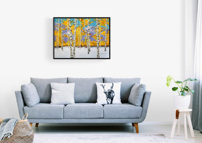 Colorado Landscape Commission with Aspen Trees