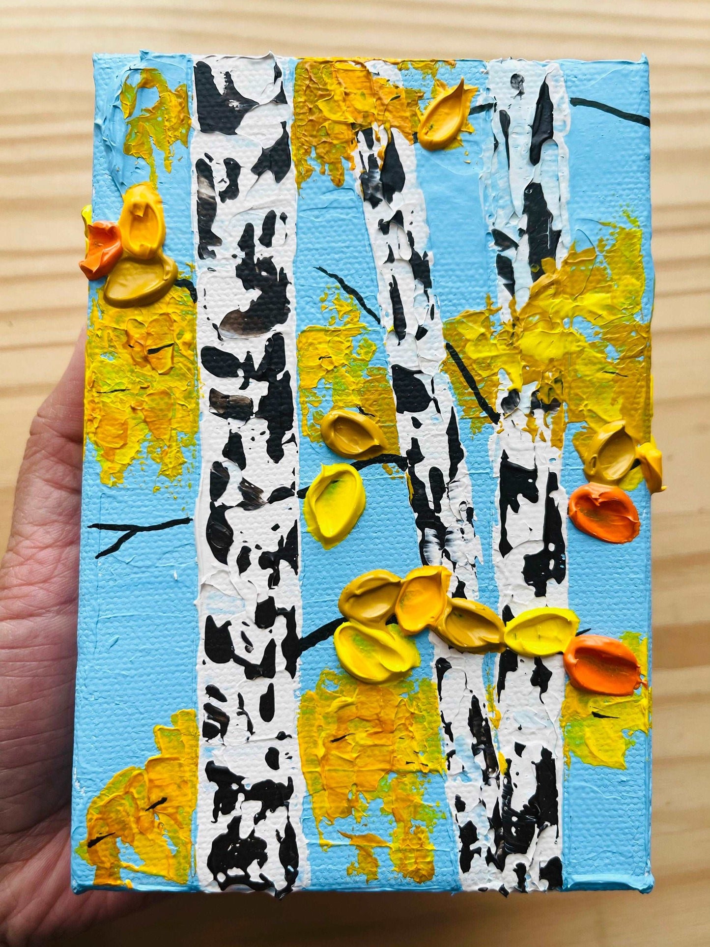 Small Aspen Tree Art