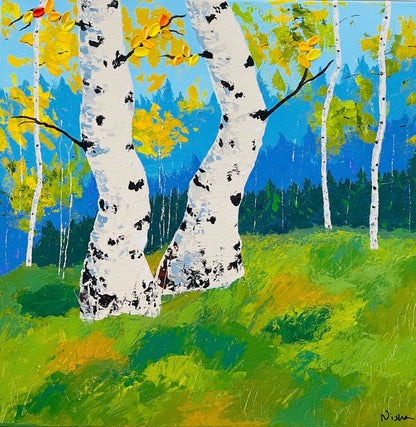 Aspen Landscape - Huge Barks