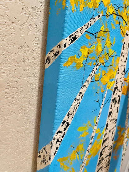 Landscape Painting - Looking Up