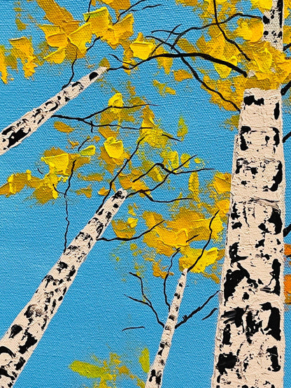 Landscape Painting - Looking Up