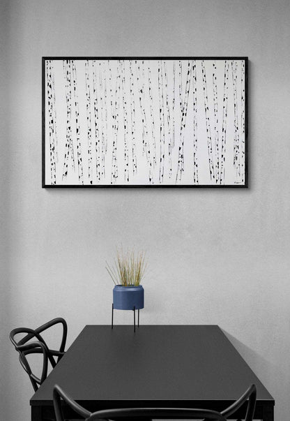 Black and White Aspen Painting - Large sizes.