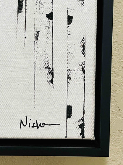 Black and White Aspen Painting - Large sizes.