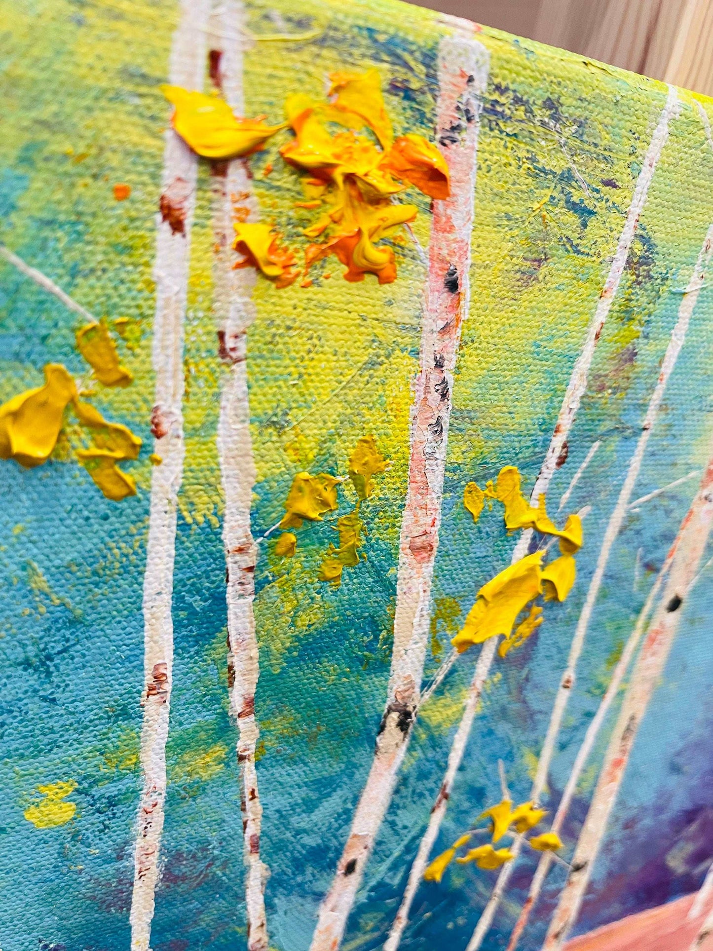 Abstract Landscape Aspen Forests