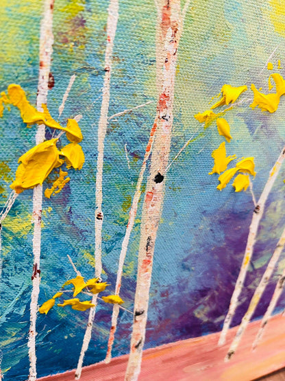 Abstract Landscape Aspen Forests