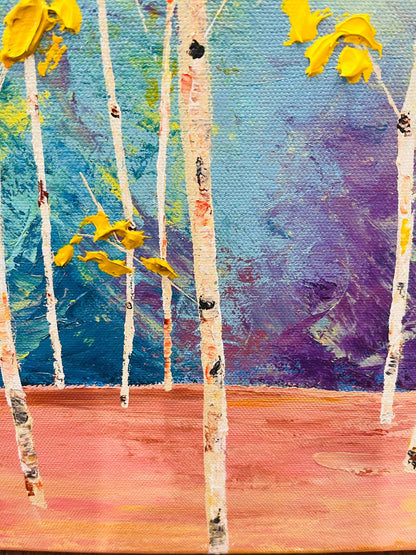 Abstract Landscape Aspen Forests