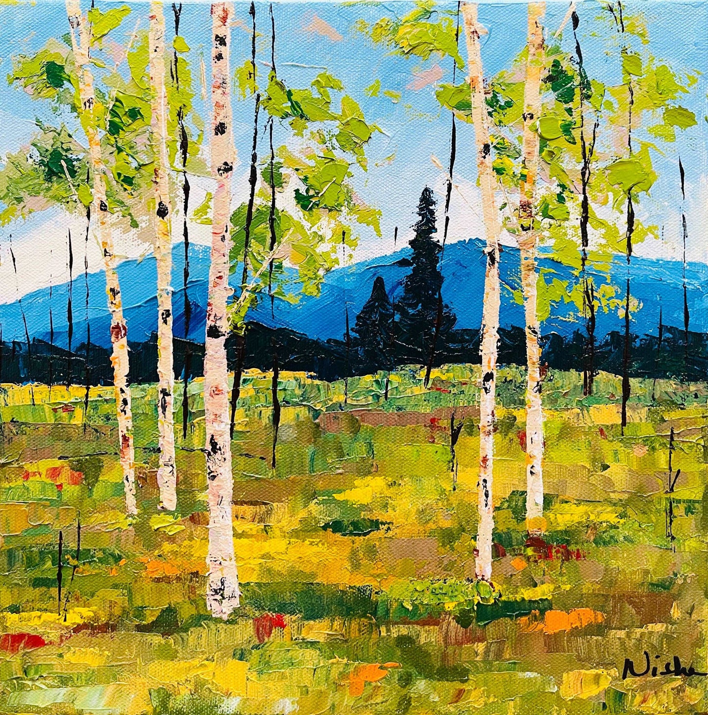 Colorado Landscape Painting - Summer Vibe