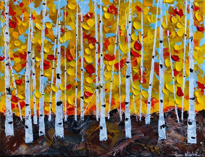 Colorado Landscape Commission with Aspen Trees