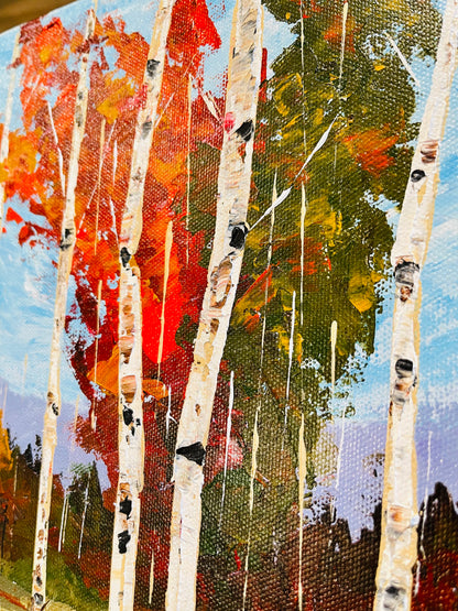 Aspen - reds and greens