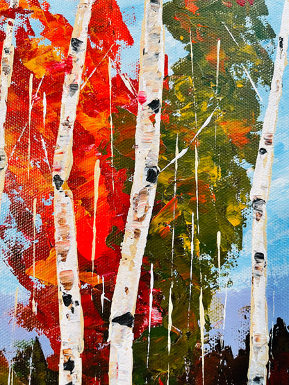 Aspen - reds and greens