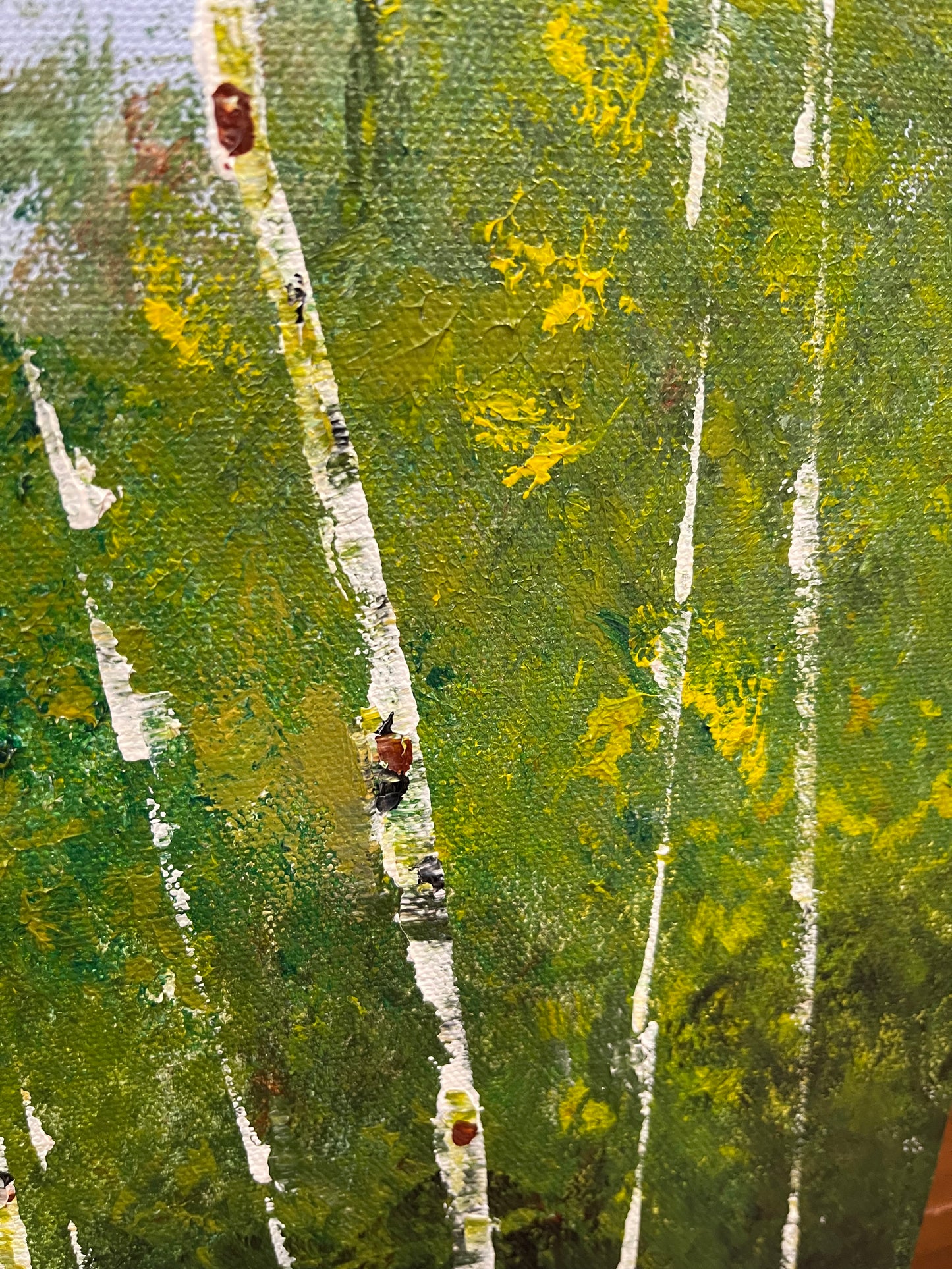 Summer Greens Aspen Tree Paintings