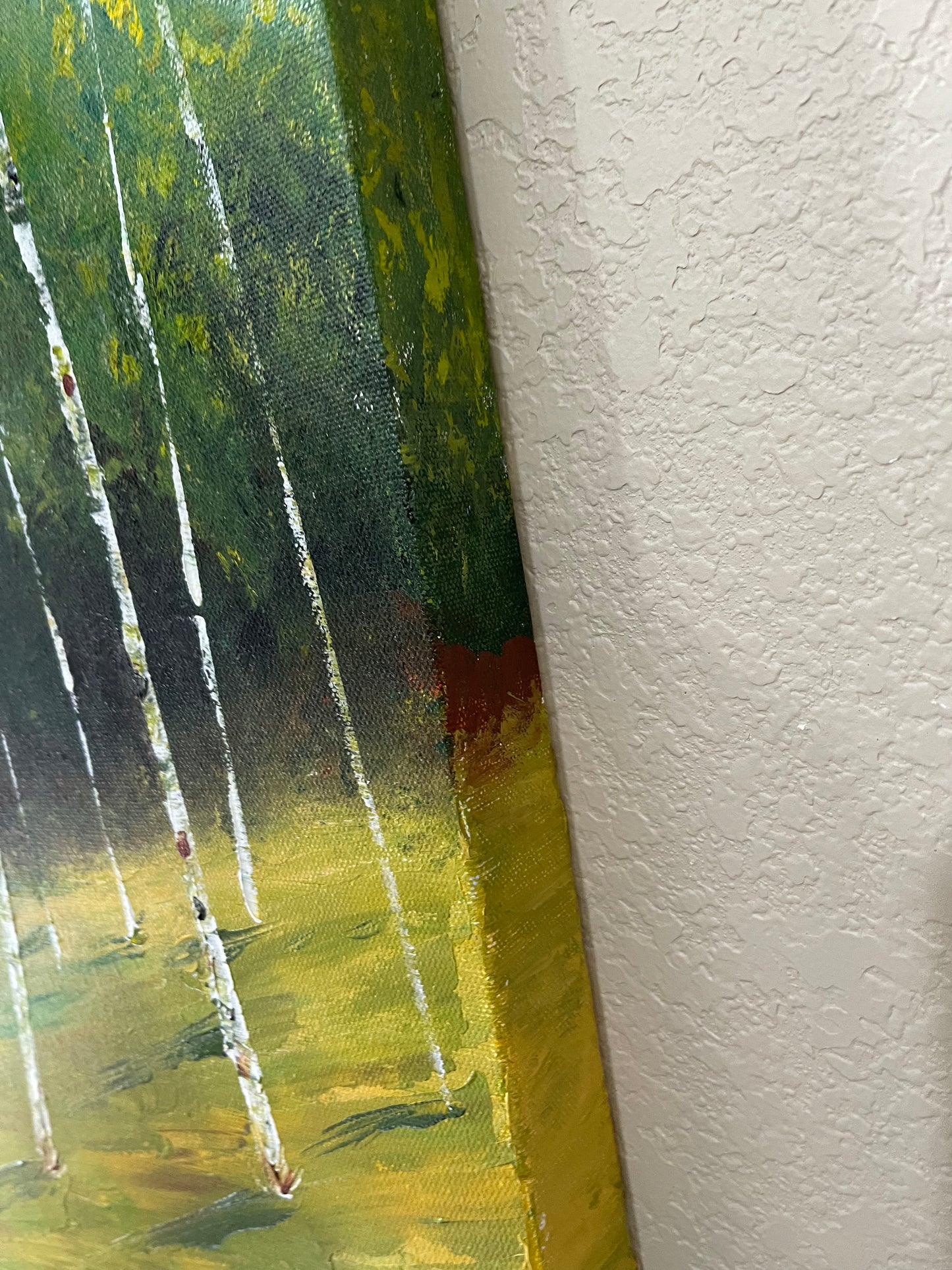 Summer Greens Aspen Tree Paintings