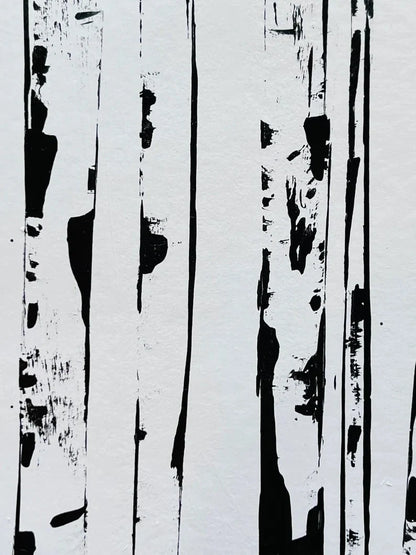 ZEN-Framed Black and White Aspens