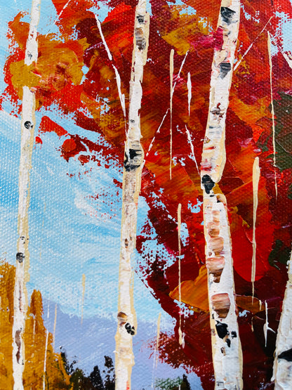 Aspen - reds and greens